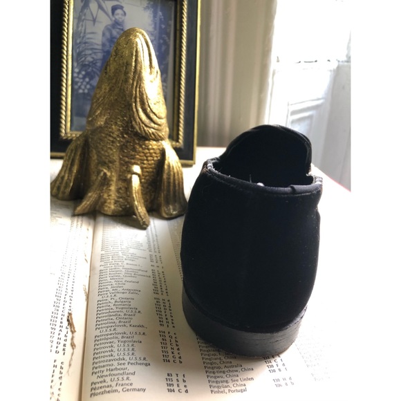 BLACK BAKER-LOGO VELVET SKELETON HEAD-SLIPPER - Picture 13 of 16